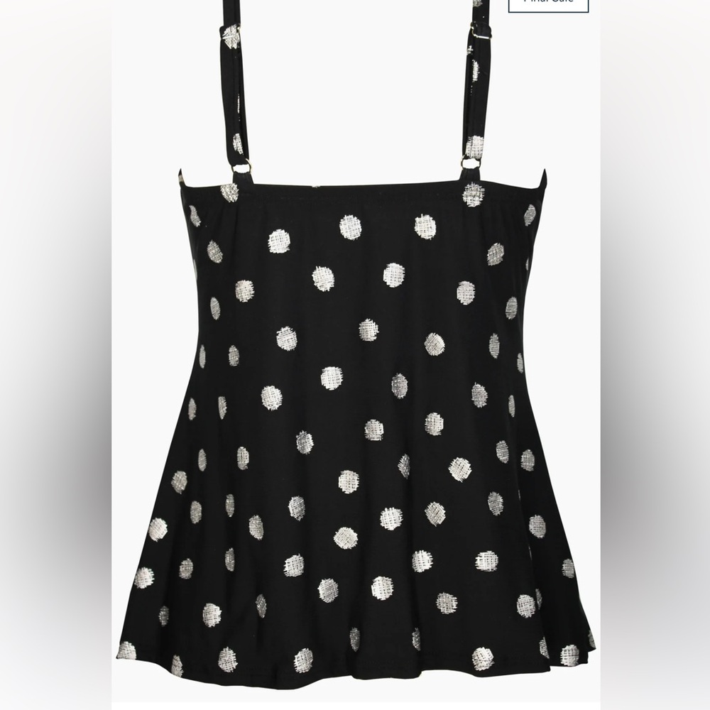 NWT MIRACLESUIT Pizzelles Love Knot Tankini Top - Picture 6 of 7